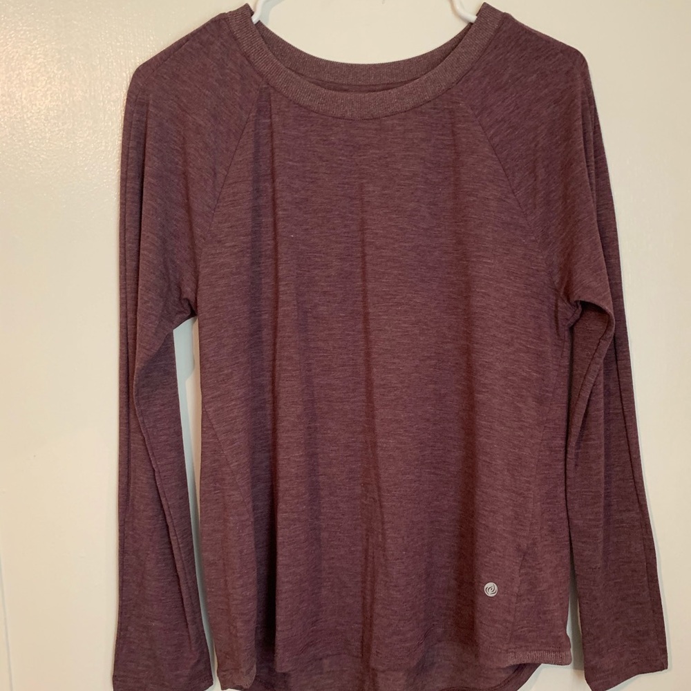APANA Burgundy Yoga Athletic Shirt